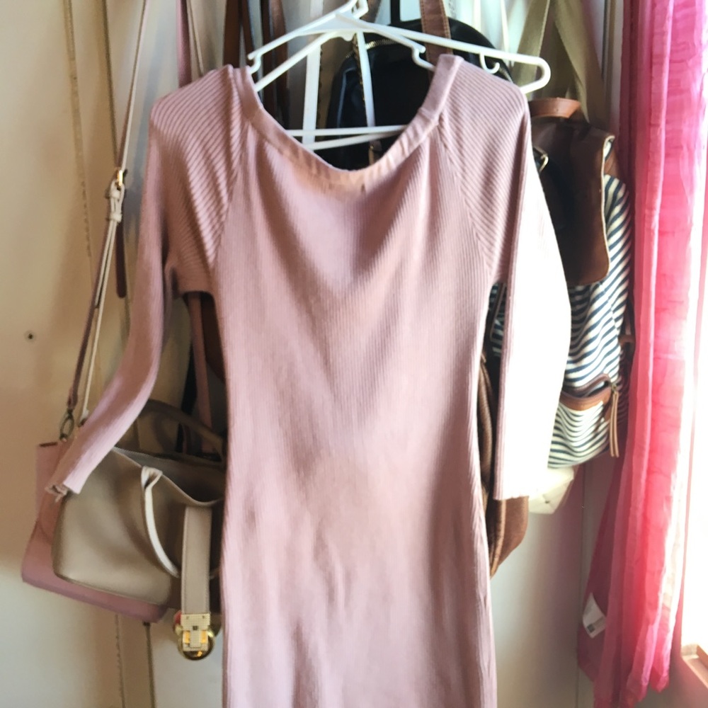 Charlotte Russe off the shoulder sweater dress